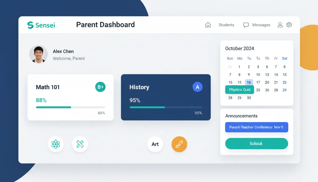 Sensei Parent Dashboard